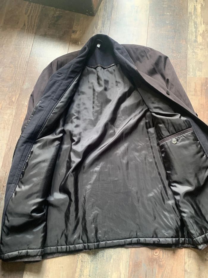 Manteau imitation daim noir - photo numéro 5