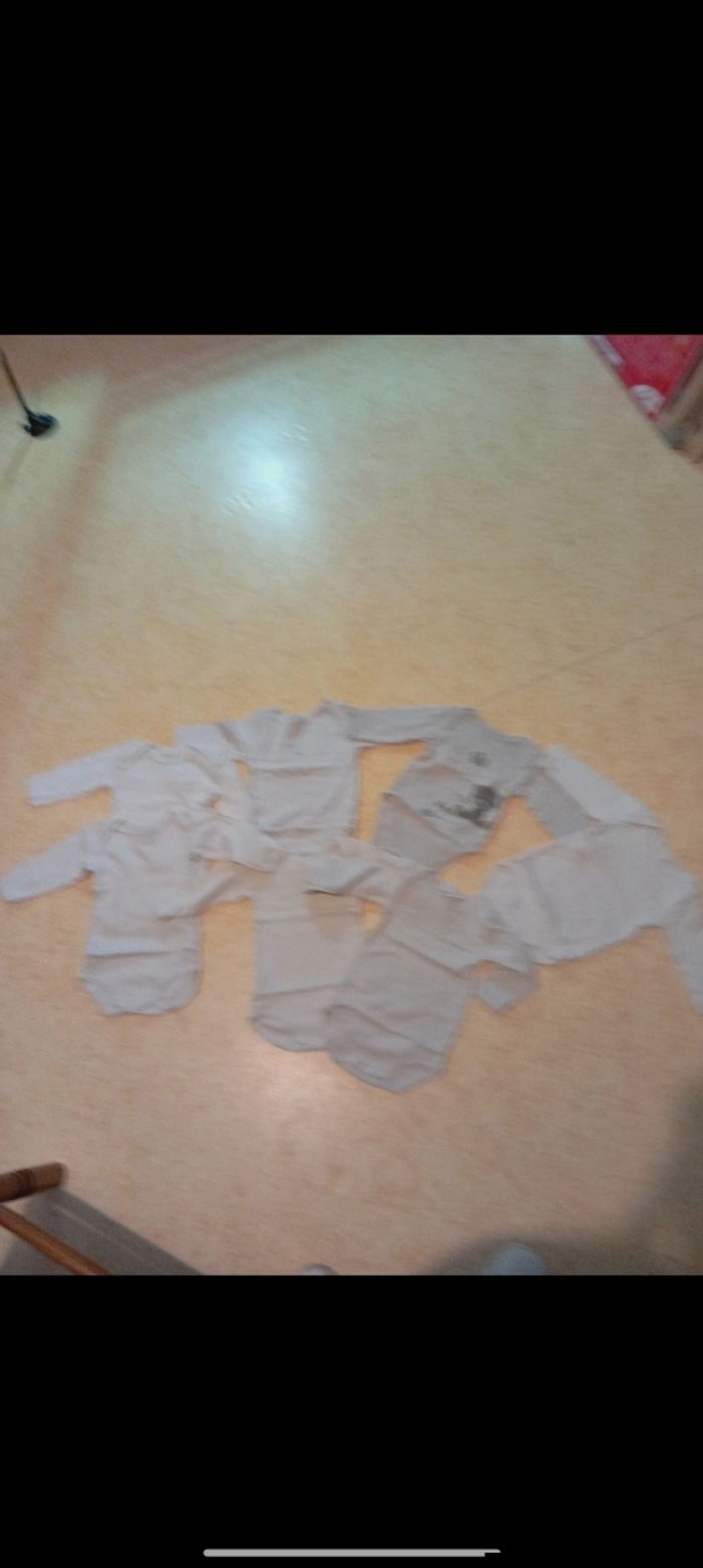 Lot de 7 body taille 6 mois