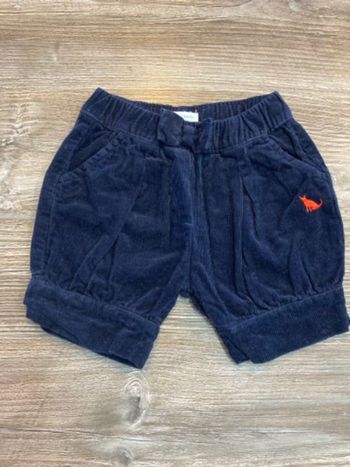 Short côtelé 9 mois