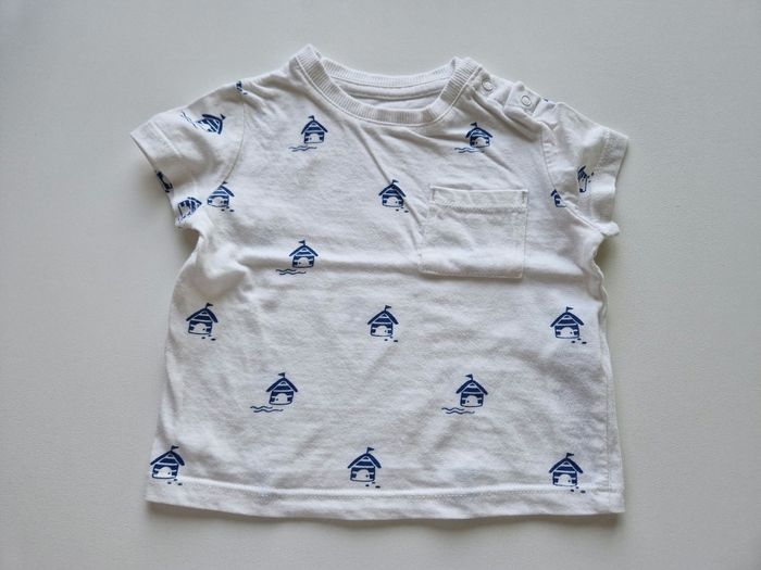 Lot de 5 de t-shirts manches courtes Kiabi 6 mois - photo numéro 4