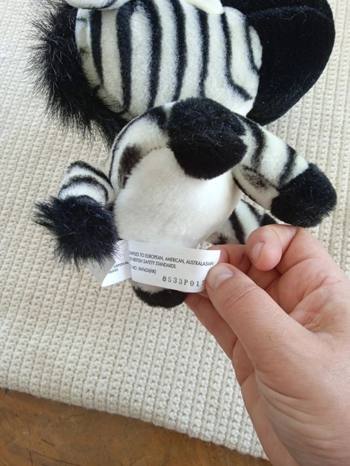 Peluche zèbre - photo numéro 4