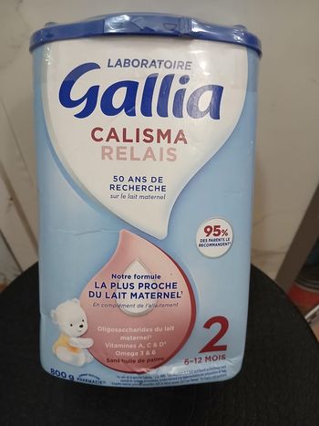 Lait infantil gallia 2ème âge