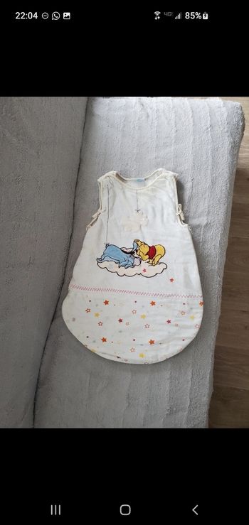 Turbulette gigoteuse 0-3m Disney winnie tigrou nuage blanc