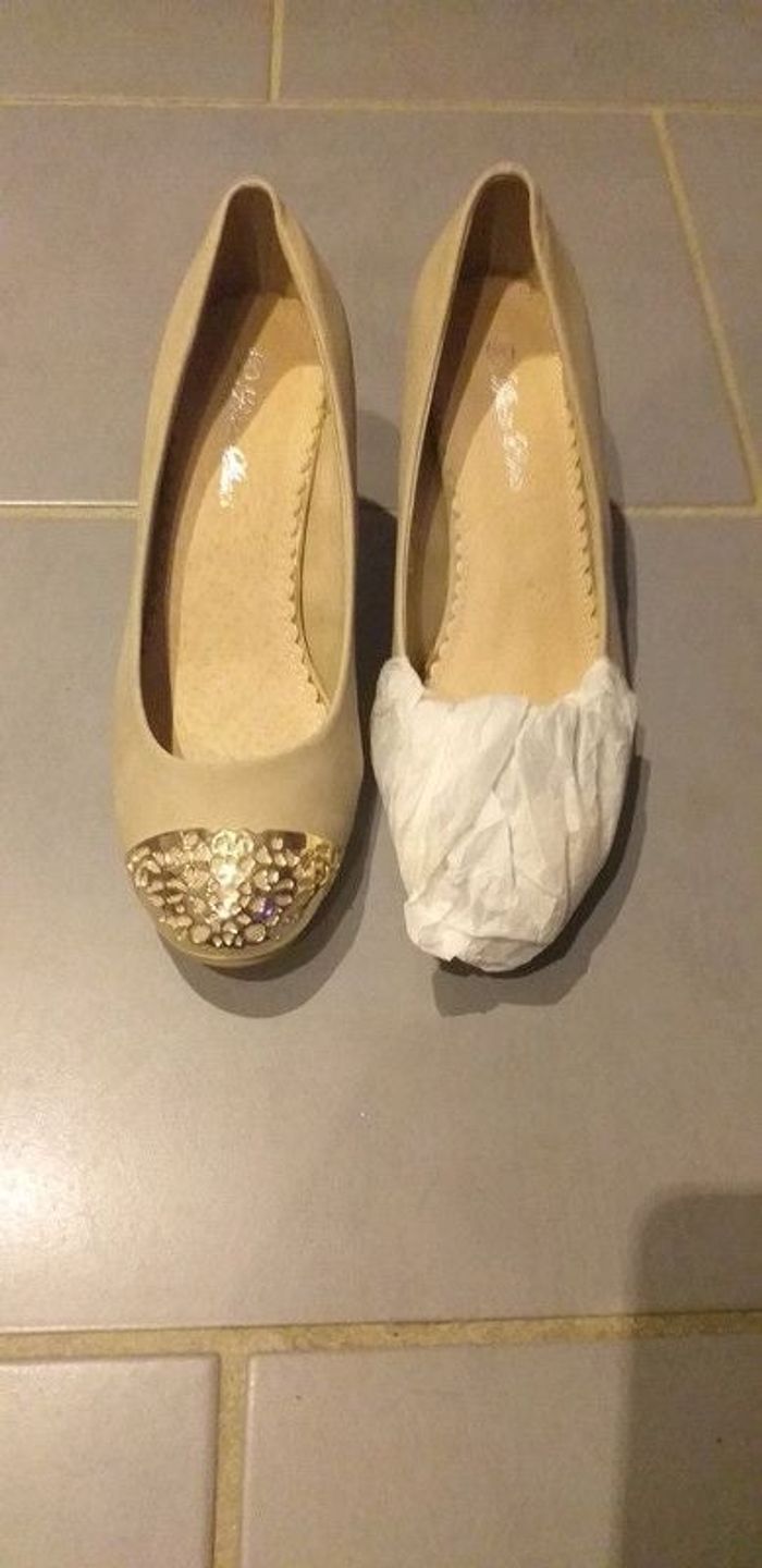 Chaussure beige