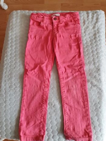 Pantalon jean rose fille