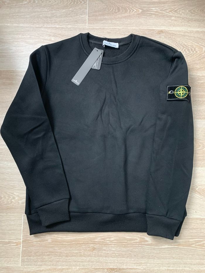 Pull Stone Island Noir - photo numéro 2