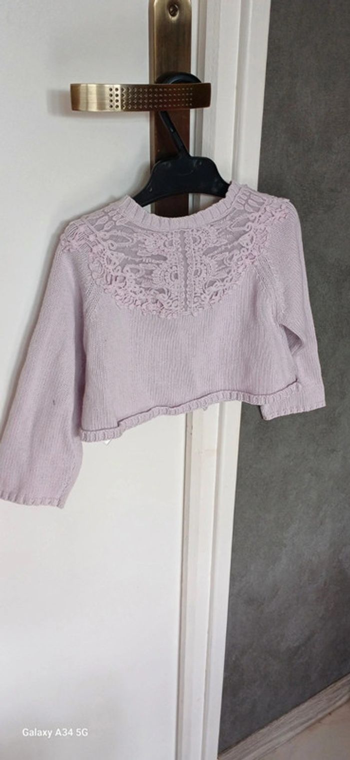 Robe fleurie et son gilet 18 mois - photo numéro 6