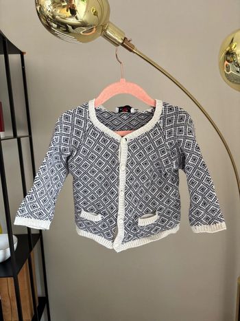 Gilet Cyrillus - Angora et Coton - 12 mois