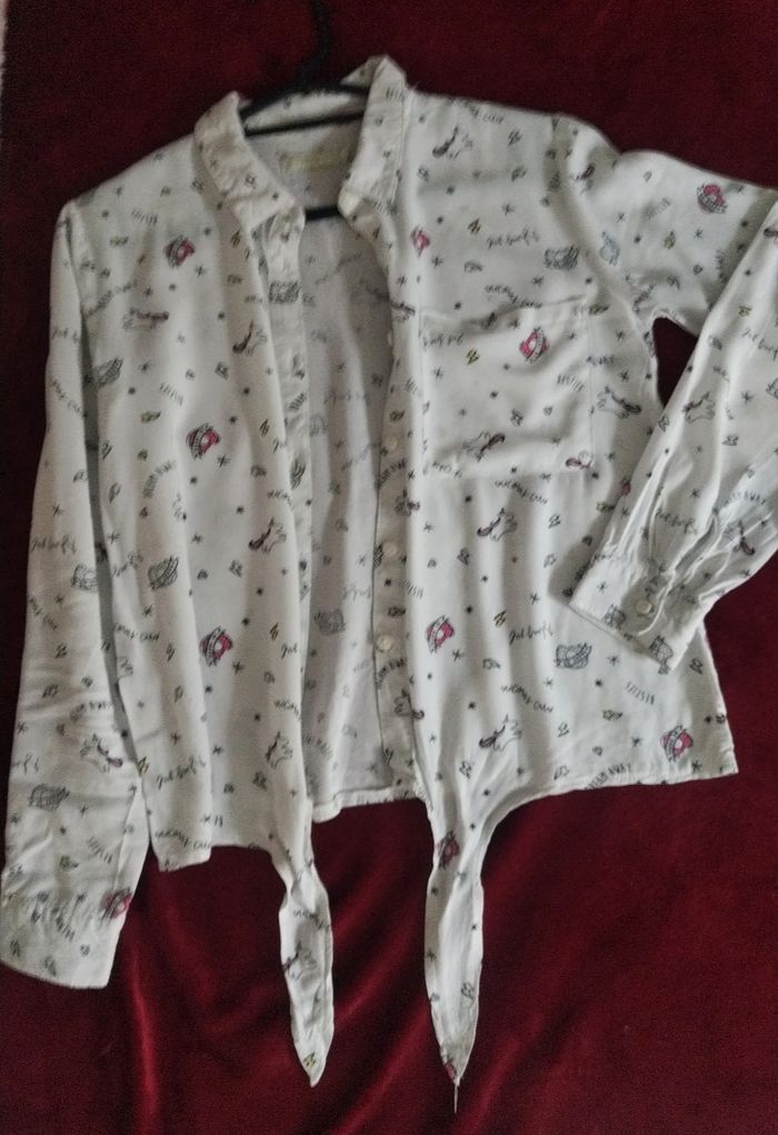 Chemise licorne 12 ans fille - photo numéro 3