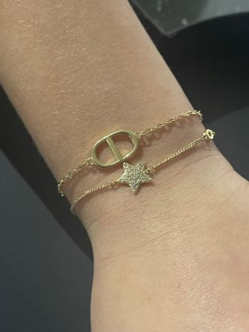 Bracelet fantaisie nez de cochon et strass