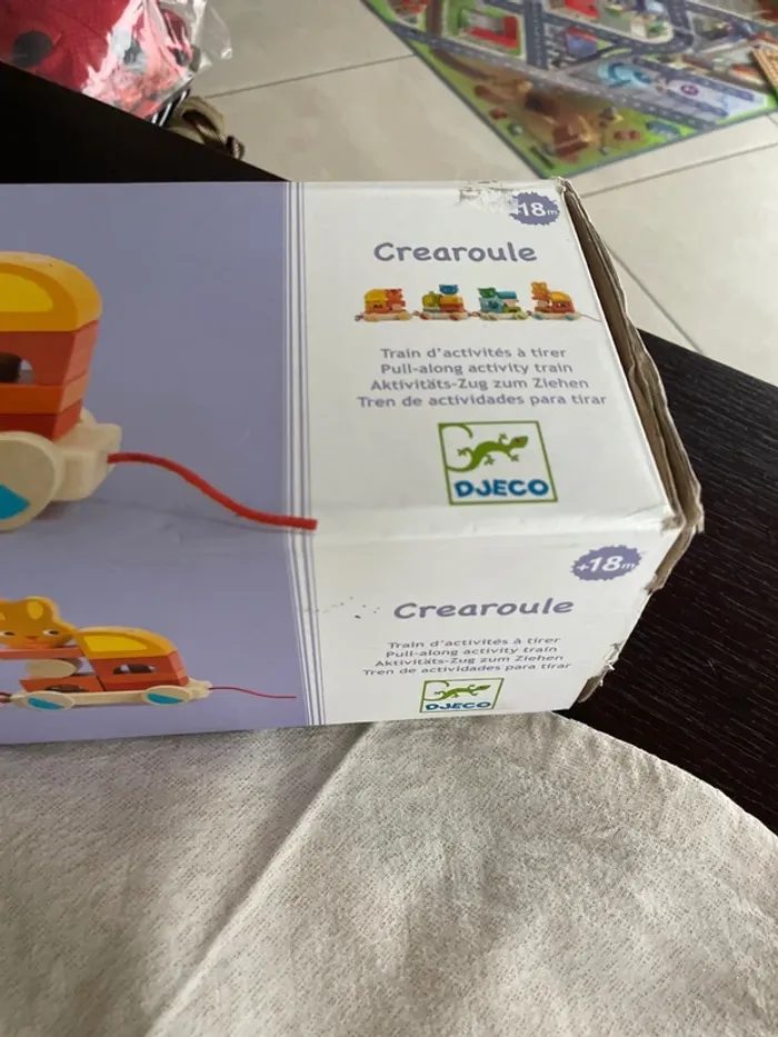 Train bois djeco créaroule neuf - photo numéro 3