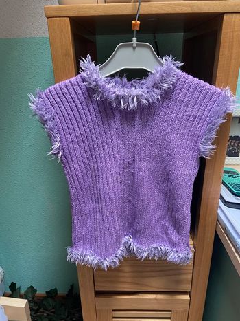 Pull sans manche hiver