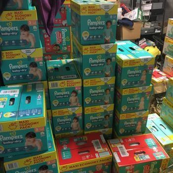 Couches Pampers maxi economy pack
