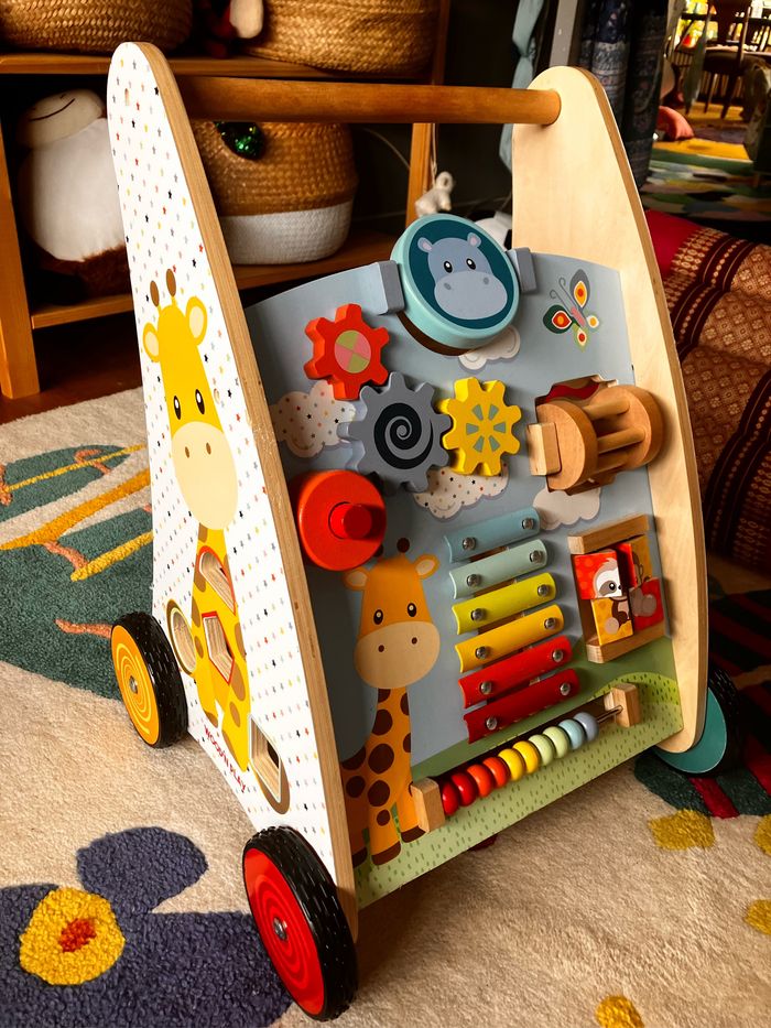 Chariot de marche en bois multi-activités Wood’n play - photo numéro 2