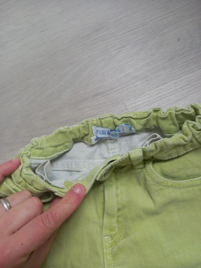 Short avec élastiques à la taille Filou & Friends taille 128 - photo numéro 3