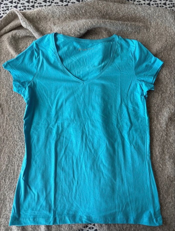 Teeshirt Gemo bleu turquoise 42 Parfait état - photo numéro 3