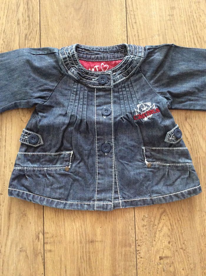 Veste en jean 12 mois - photo numéro 3