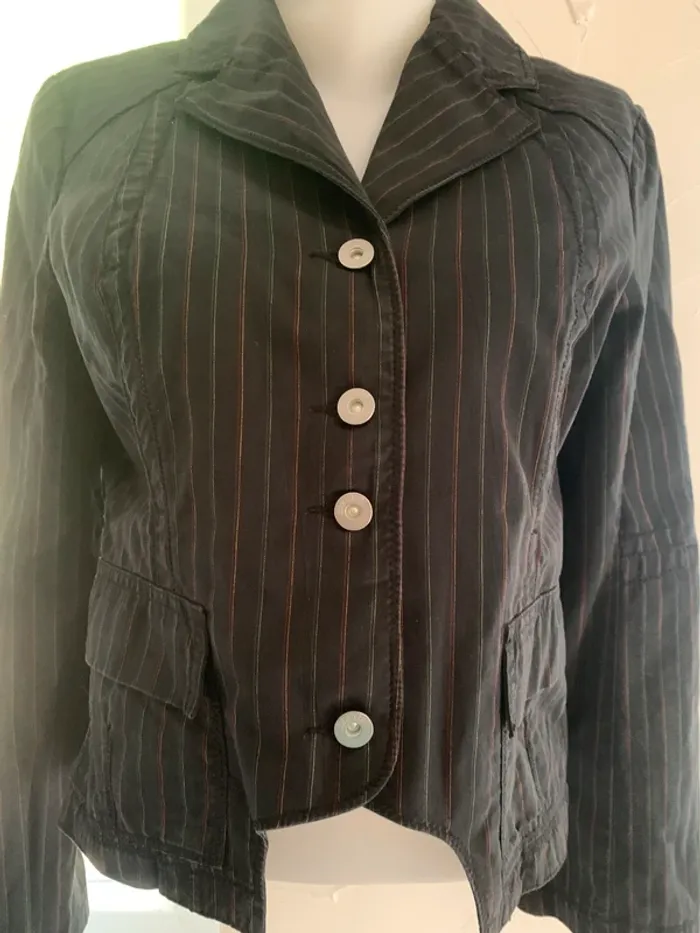 Blazer vintage rayé One Step taille 44 - photo numéro 4