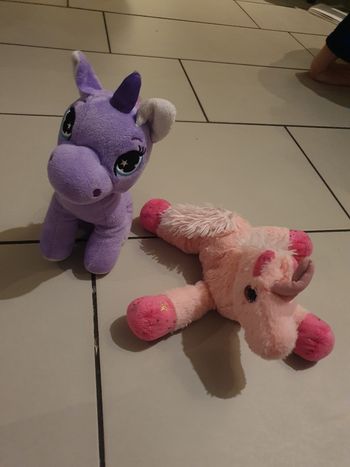 Lot peluche licorne
