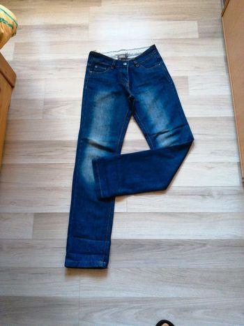 Jean ceinture réglable