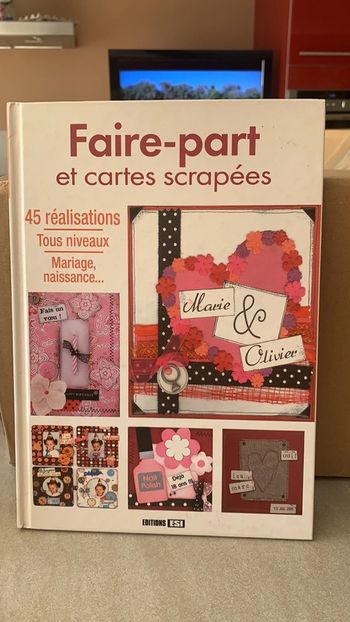 Livre faire-part scrapbooking