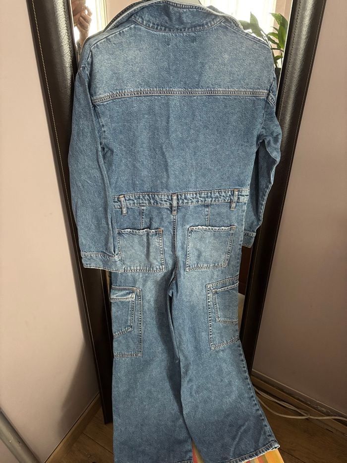 Salopette fille jean ZARA - photo numéro 3