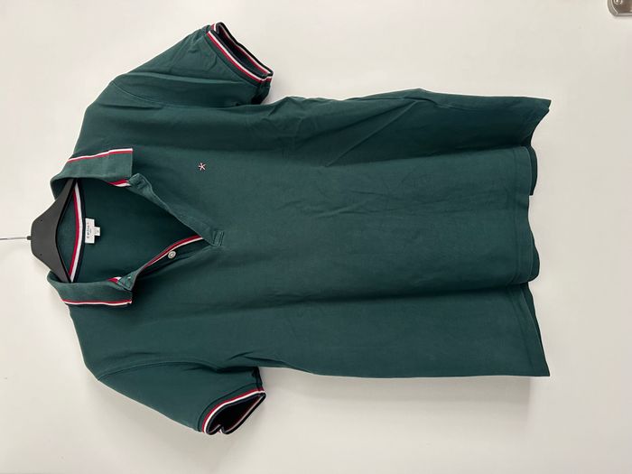 polo vert manche courte