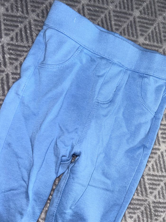 Legging / pantalon souple bleu - 6 mois - Tex Baby - photo numéro 2