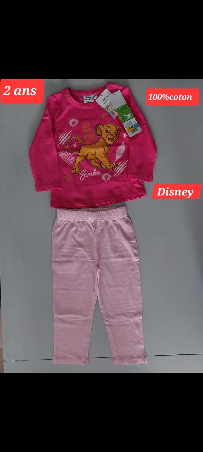 Lot de 2 pyjamas Simba fille 2 ans