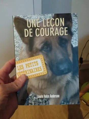 Livre une leçon de courage collection Les petits vétérinaires