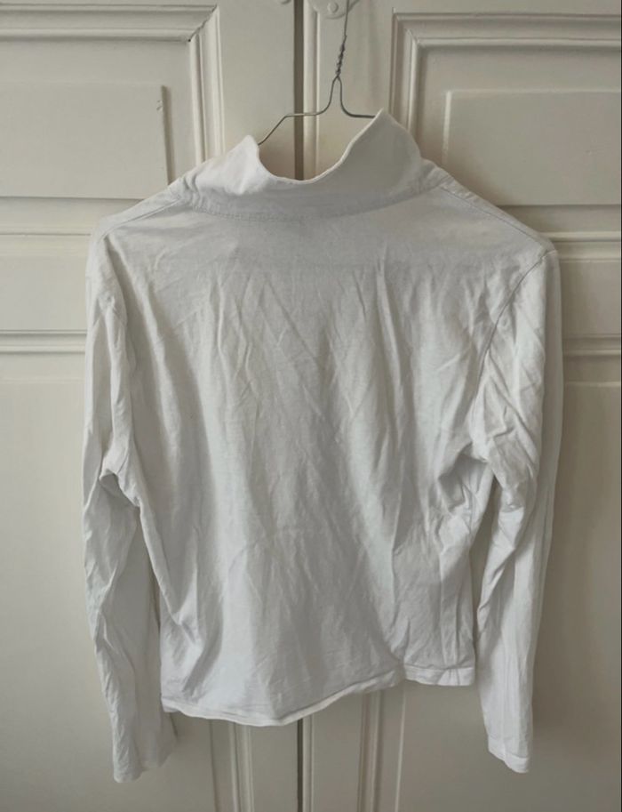T-shirt manche longue blanc - photo numéro 2