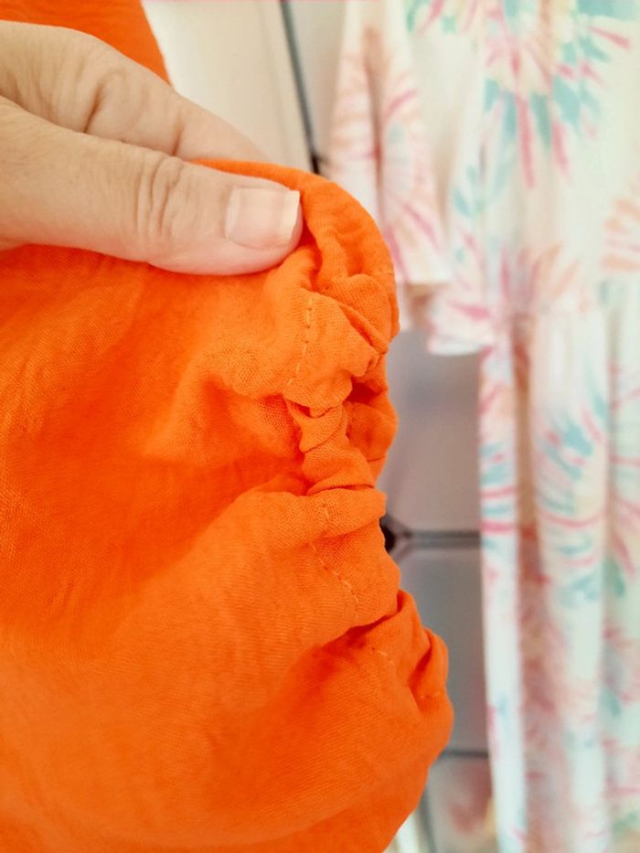 Robe orange Taille unique #lora11femme - photo numéro 2