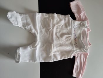 Ensemble salopette + haut bébé fille