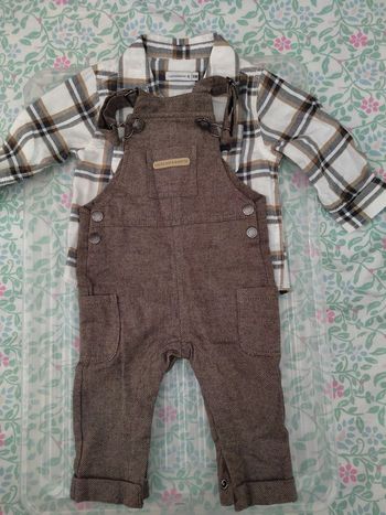 Ensemble salopette et chemise