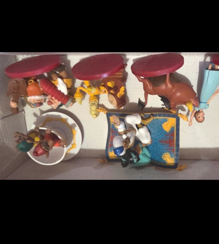 Lot 6 figurines exclusives collection audiocontes Magiques Disney Altaya audio conte compte magic - photo numéro 3