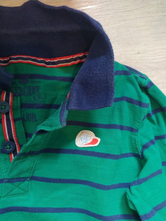 Polo manches longues sergent major - photo numéro 2