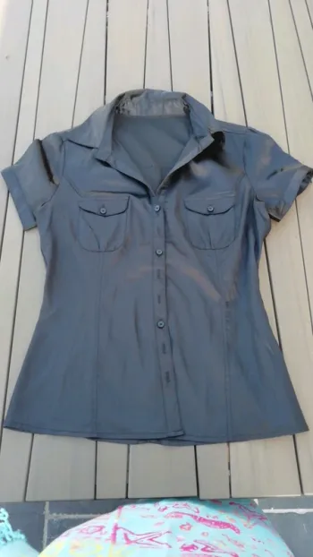 Chemisier effet satin