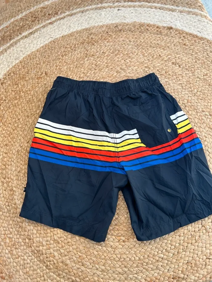 Short de Bain Nautica Marine et Rouge Homme S | Très Bon État | Style Classique | BS1989 - photo numéro 2