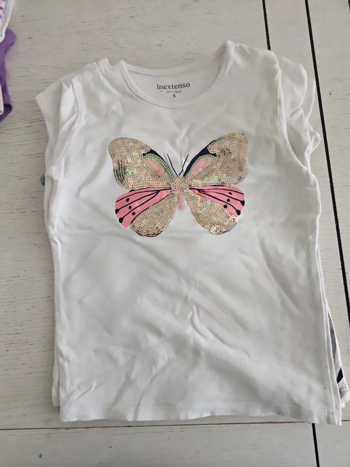 Lot tee shirts manches longues 5 ans - photo numéro 14