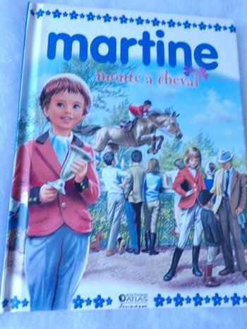 Livre martine monte à cheval éditions atlas jeunesse