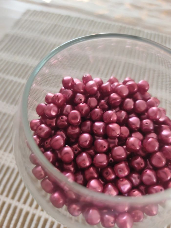 100g de perles violettes - photo numéro 2