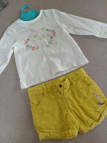 Ensemble short et haut