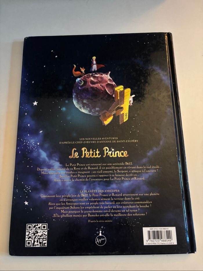 Livre le petit prince la planète des amicodes Glénat - photo numéro 2