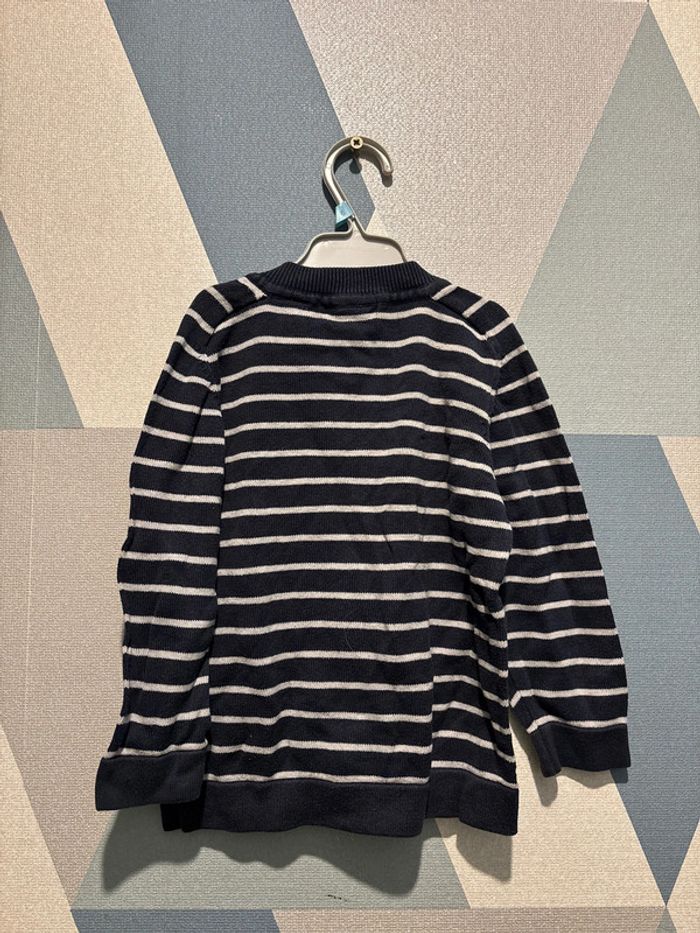 Gilet marinière obaibi taille 18 mois - photo numéro 2