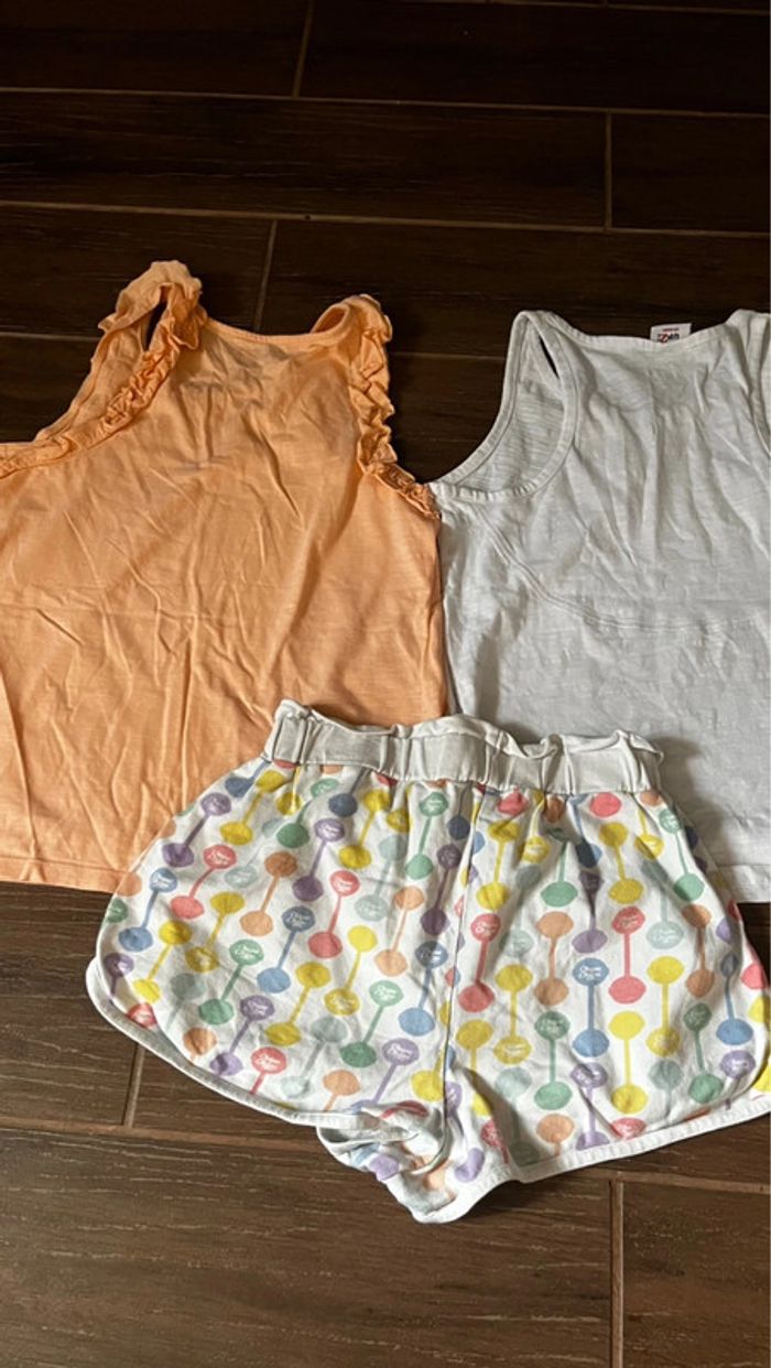 Ensemble short et débardeurs 12 ans filles - photo numéro 5