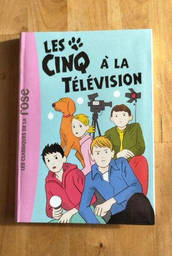 Livre enfant Le Club des Cinq à la télévision