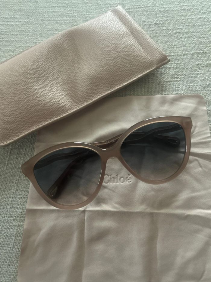 Lunettes de soleil Chloé parfait état - photo numéro 9