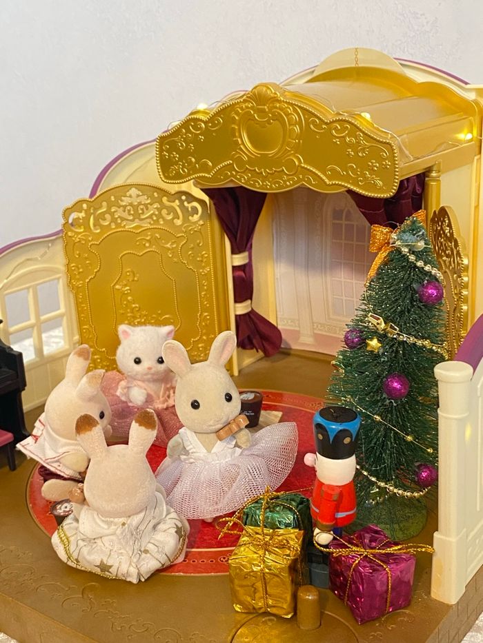 Théâtre sylvanian noël danseuses - photo numéro 6