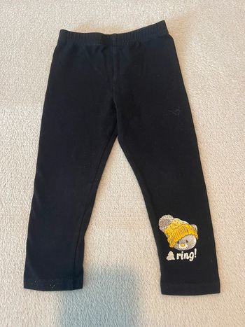 Legging noir imprimé - 30 M / 96 cm