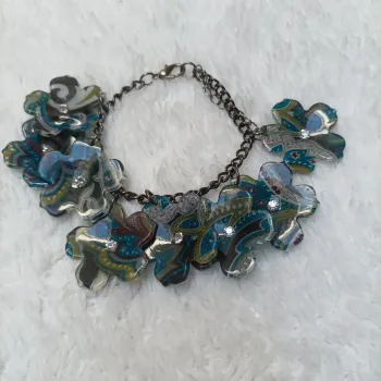 Bracelet fantaisie fleurs